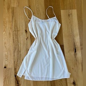 Women’s Club Monaco White Silk Slip Dress